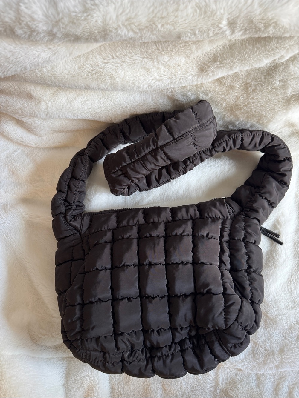 FP Movement Quilted Baby Carryall Sling Bag Chocolate Brown 🤎 NWOT - Picture 9 of 12